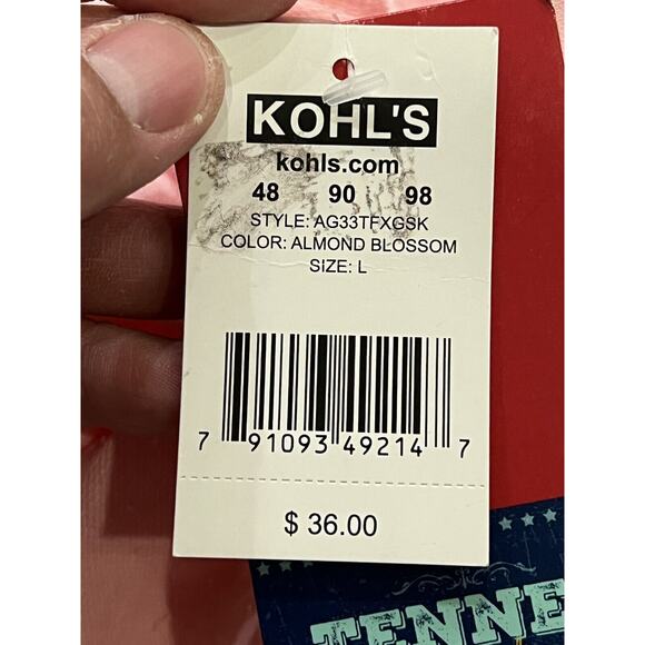 American Girl Tenney Grant Gorl Almond Blossom Long Sleeve Shirt Size L NWT $36 - Picture 10 of 14